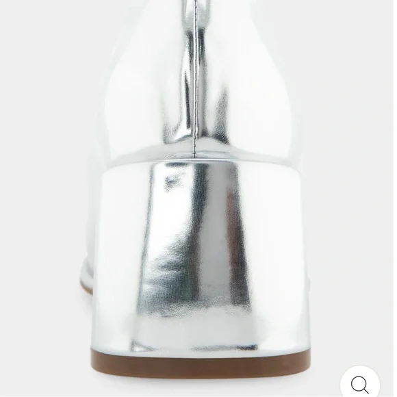 Metallic Silver Heels - Picture 6 of 7
